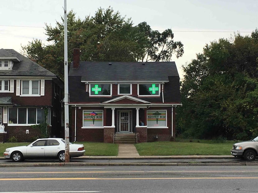 Medical Marijuana Storefront in Detroit