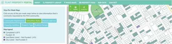 Flint Property Portal screenshot