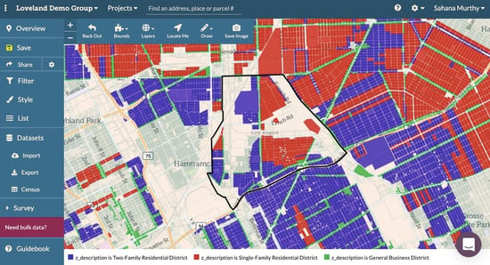 The Regrid Saas Mapping platform