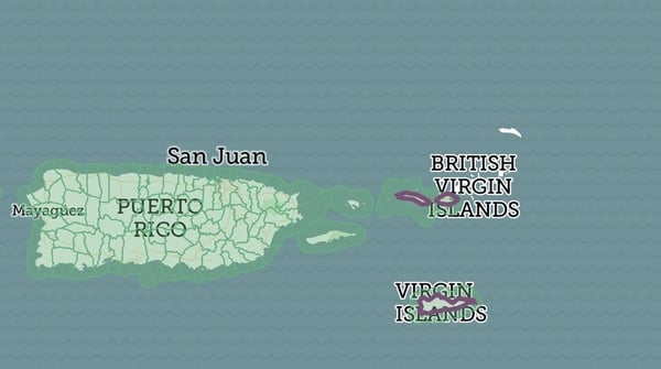 San Juan Puerto Rico Map