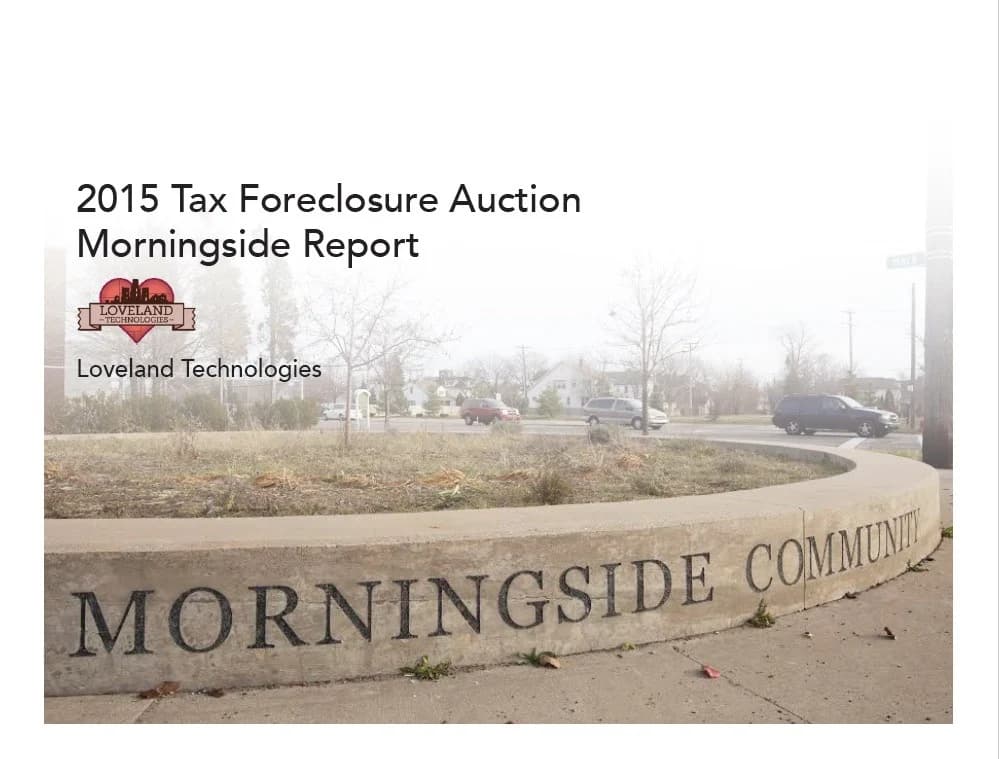 Morningside Tax Foreclosure Auction Report 2015