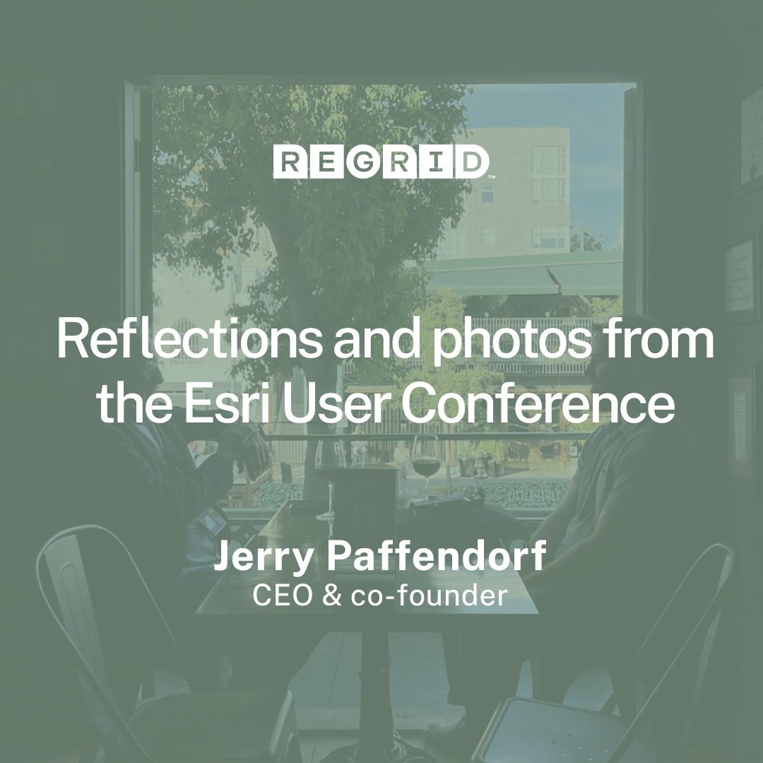 Reflections and photos from the Esri User Conference by CEO & co-founder Jerry Paffendorf