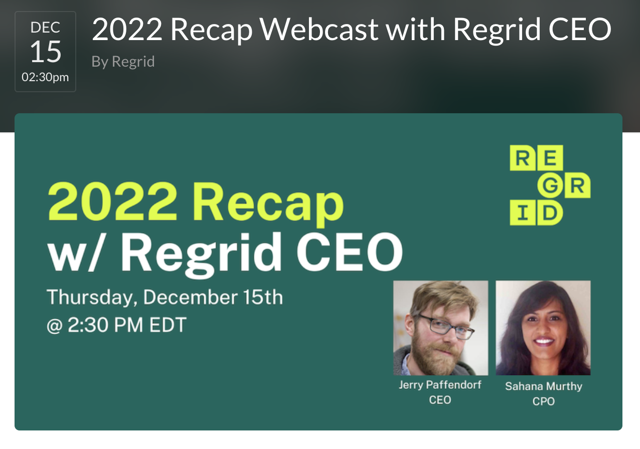 2022 Recap Webinar