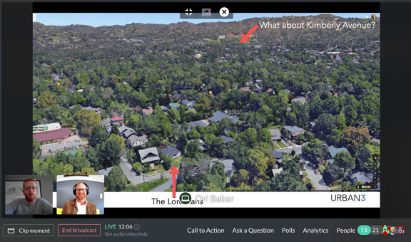 The Lordman's home vs Kimberly Avenue home