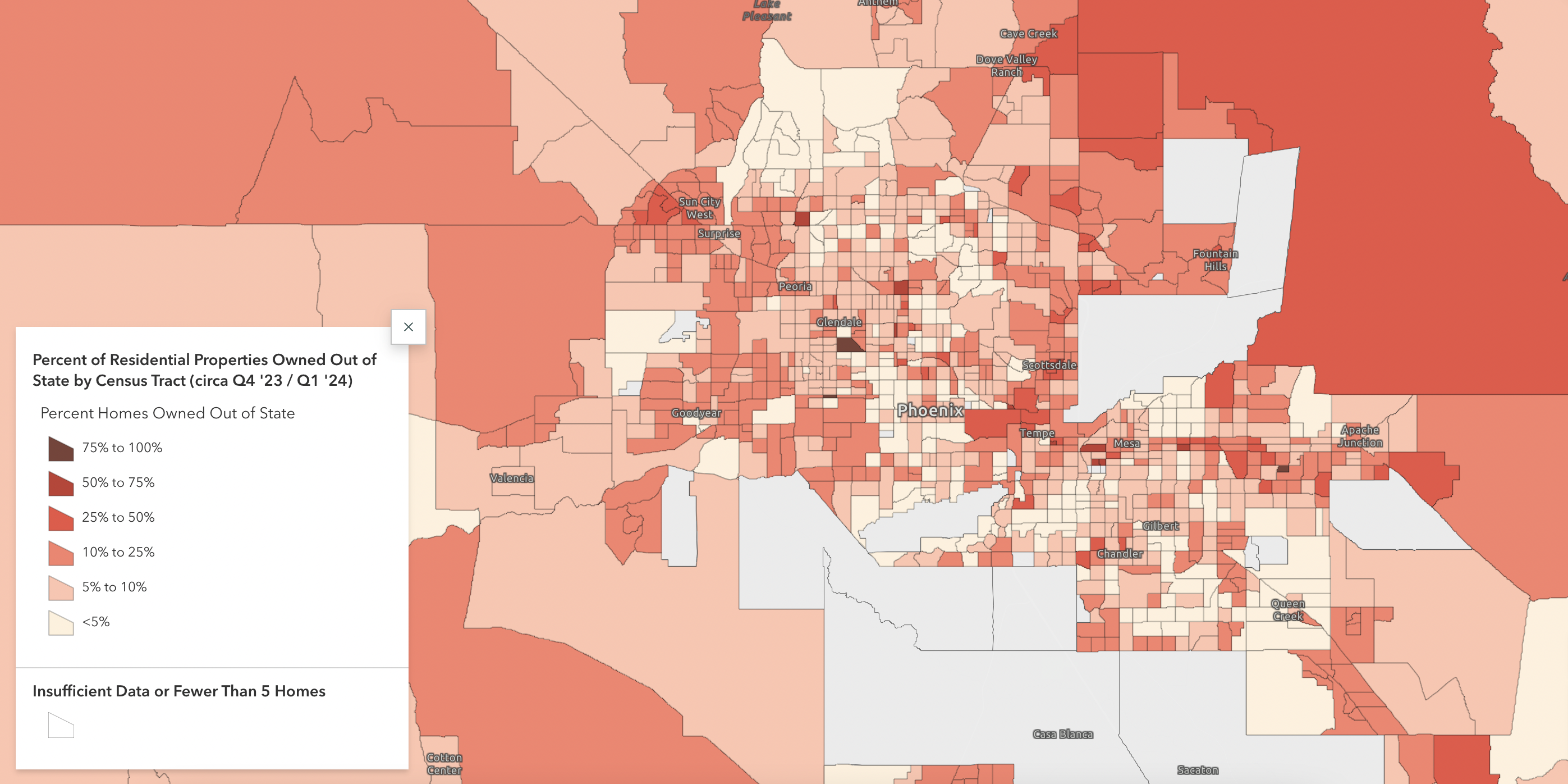 Out of state ownership, Phoenix, AZ