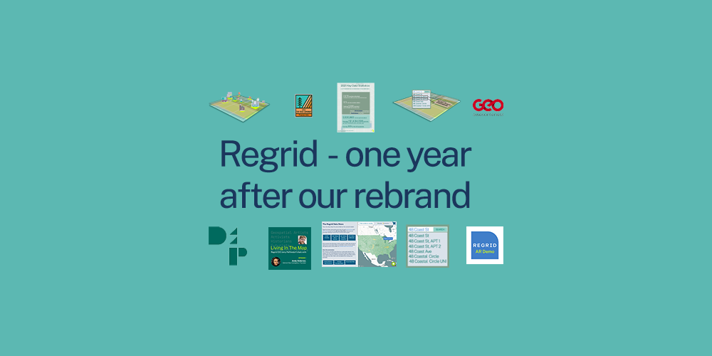 Regrid - one year after our rebrand